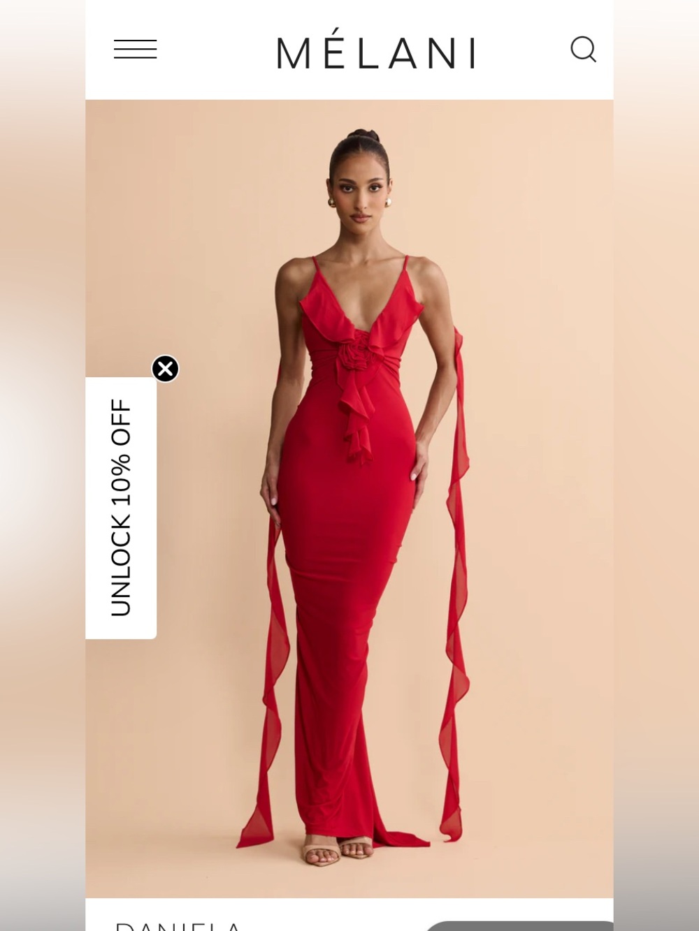 Elegant Red Backless Evening Gown - Women Dresses Backless